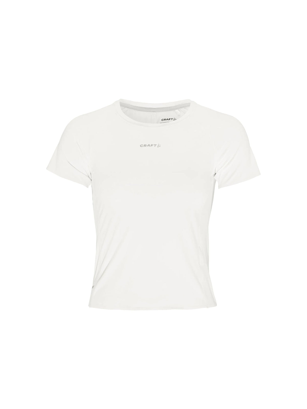 Craft Hypervent Cropped Tee Damen in Weiss, Vorderansicht