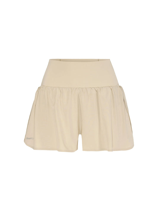 Craft Hypervent Wide Shorts Damen in Sand, Vorderansicht