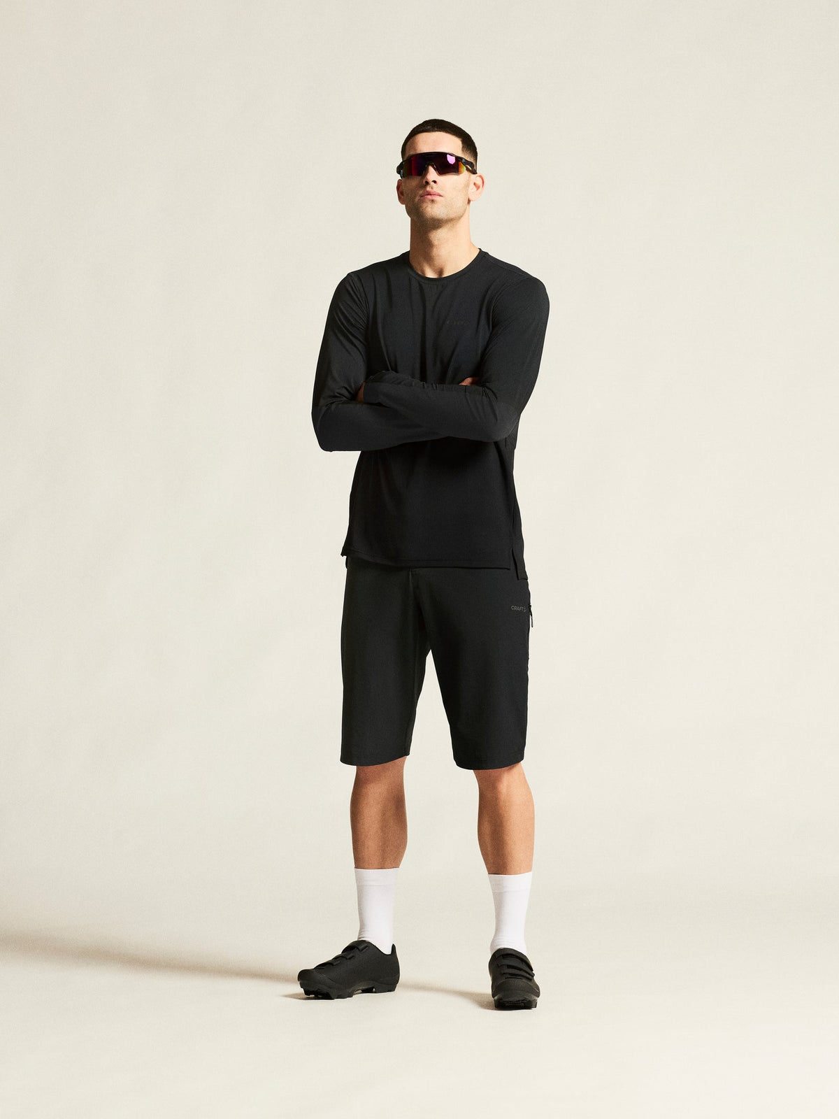Craft Everyday XT LS Jersey Herren in Schwarz, Detailansicht