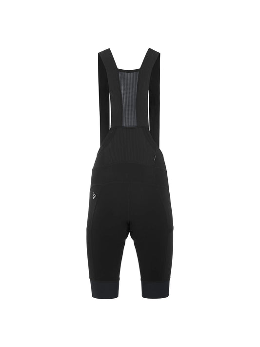 Craft Endur Cargo Bib Shorts C1 Damen in Schwarz, Rückansicht