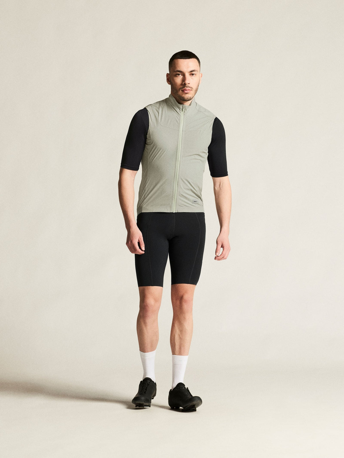 Craft Endur Light Wind Vest Herren in Grau, Detailansicht