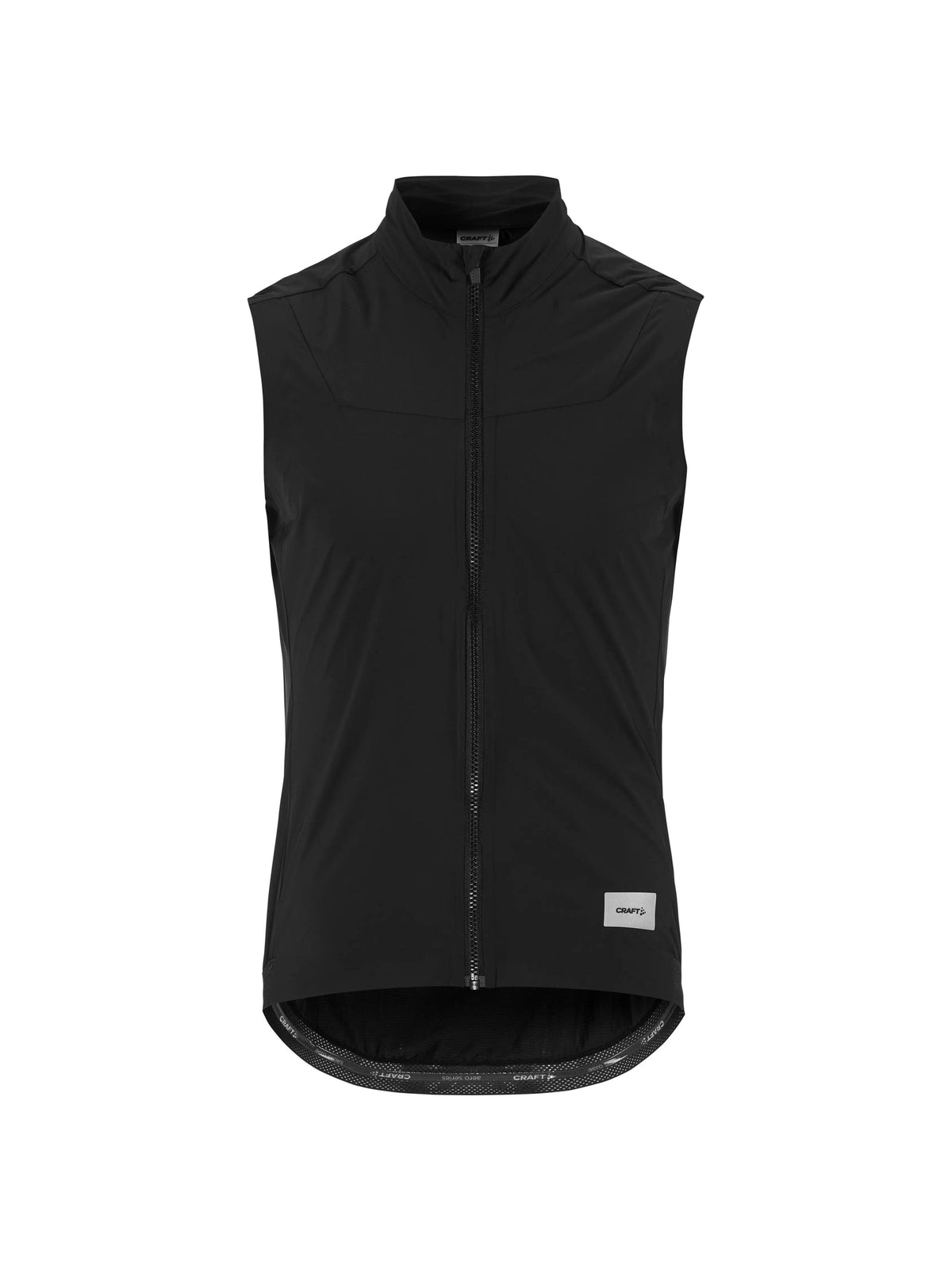 Craft Endur Light Wind Vest Herren in Schwarz, Vorderansicht