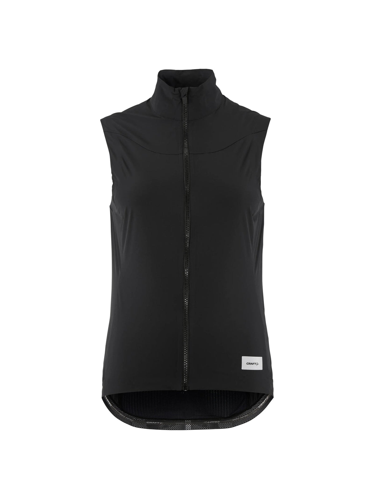 Craft Endur Light Wind Vest Damen in Schwarz, Vorderansicht