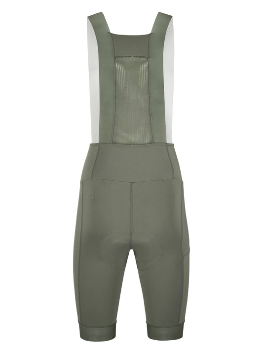 Craft Endur Cargo Bib Shorts C3 Damen in Salbeigrün, Rückansicht