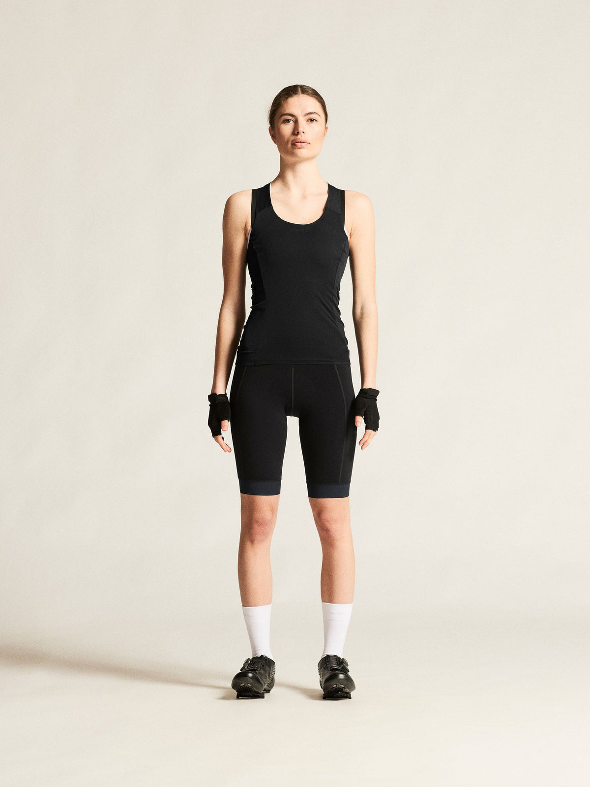 Craft Endur Cargo Bib Shorts C3 Damen in Schwarz, Detailansicht