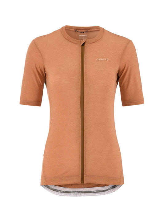 Craft Everyday Wool SS Jersey Damen in Pink meliert, Vorderansicht