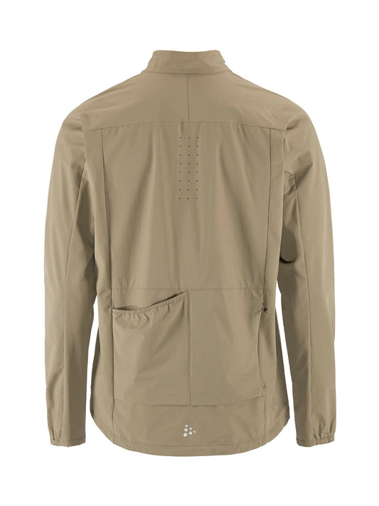 Craft Everyday Wind Jacket Herren in Beige, Rückansicht