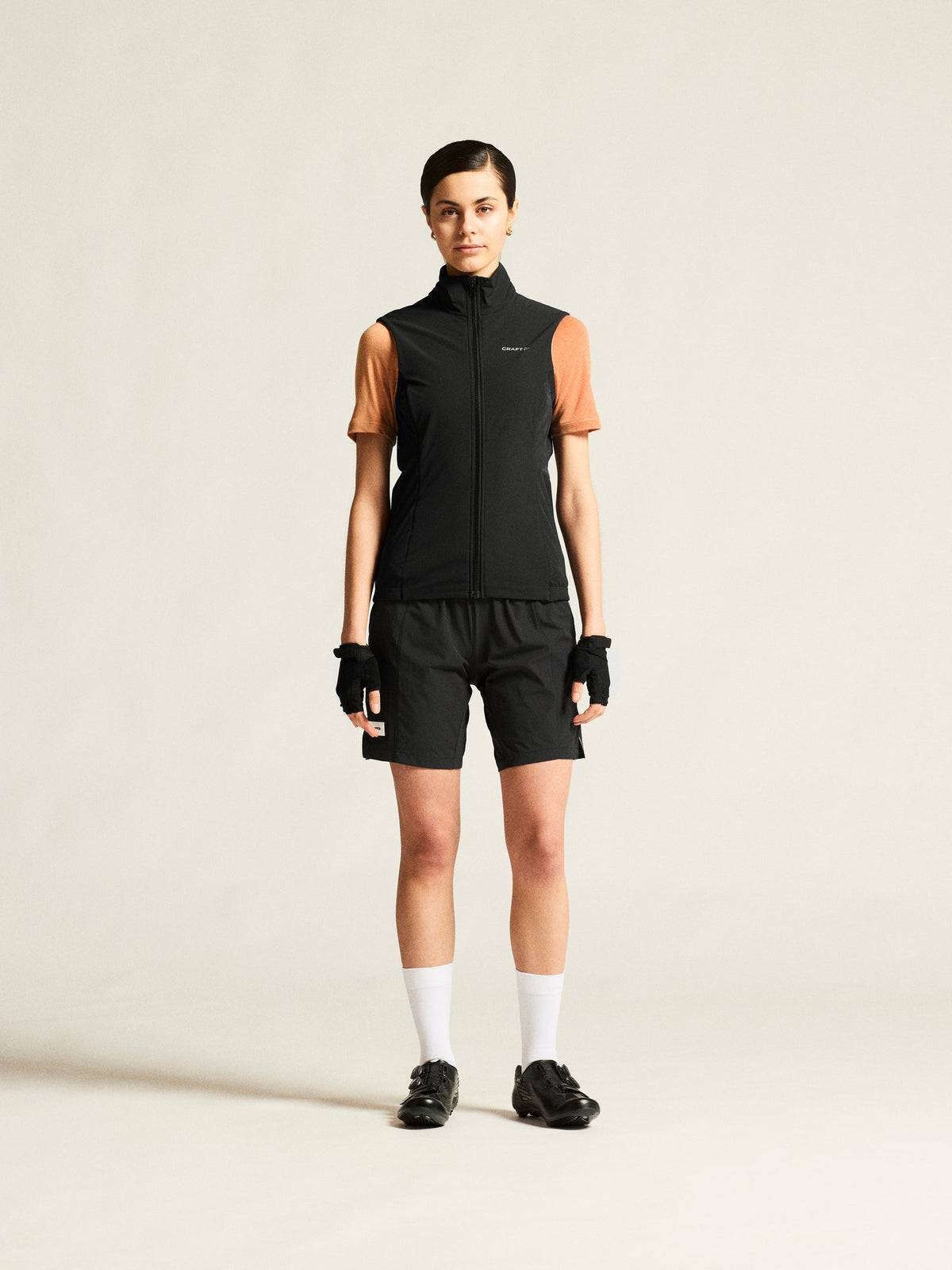 Craft Everyday Thermal Wind Vest Damen in Schwarz, Detailansicht