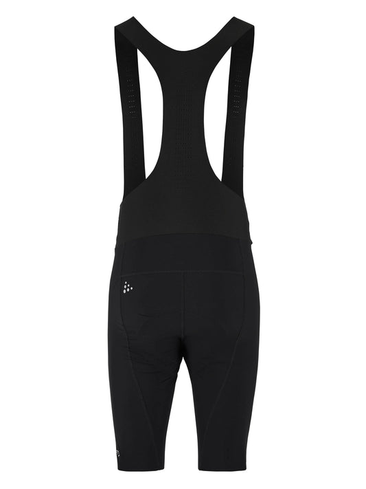 Craft Endur Aero Bib Shorts C1 Herren in Schwarz, Rückansicht