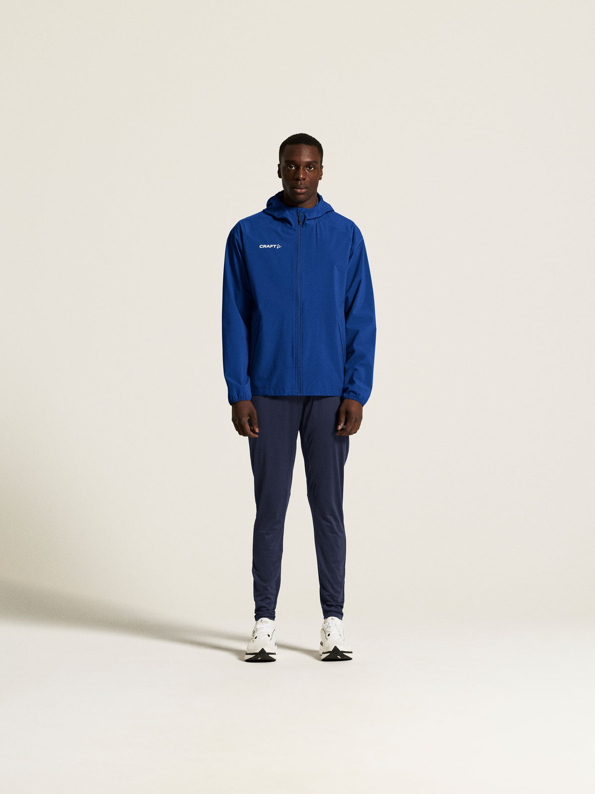 Craft Squad Go Weather Jacket Herren in Kobaltblau, Detailansicht