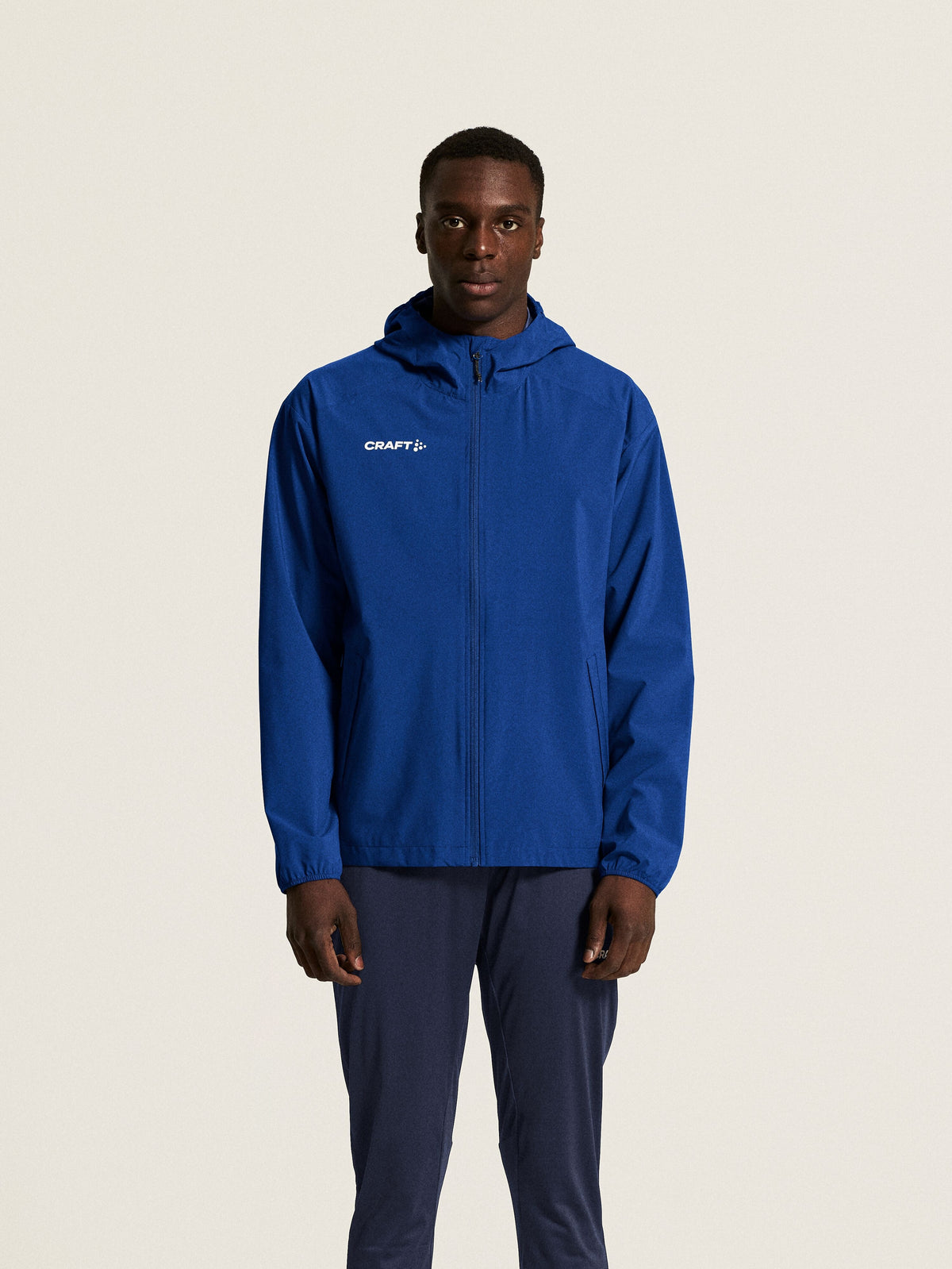Craft Squad Go Weather Jacket Herren in Kobaltblau, Detailansicht