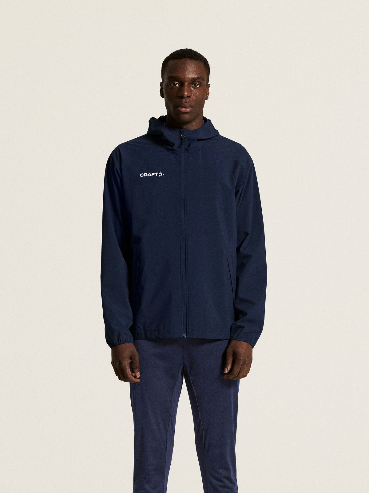 Craft Squad Go Weather Jacket Herren in Navy, Detailansicht