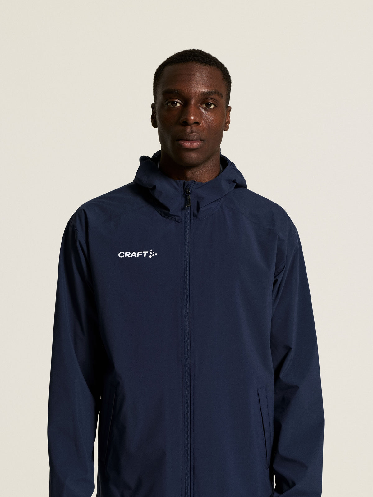 Craft Squad Go Weather Jacket Herren in Navy, Detailansicht