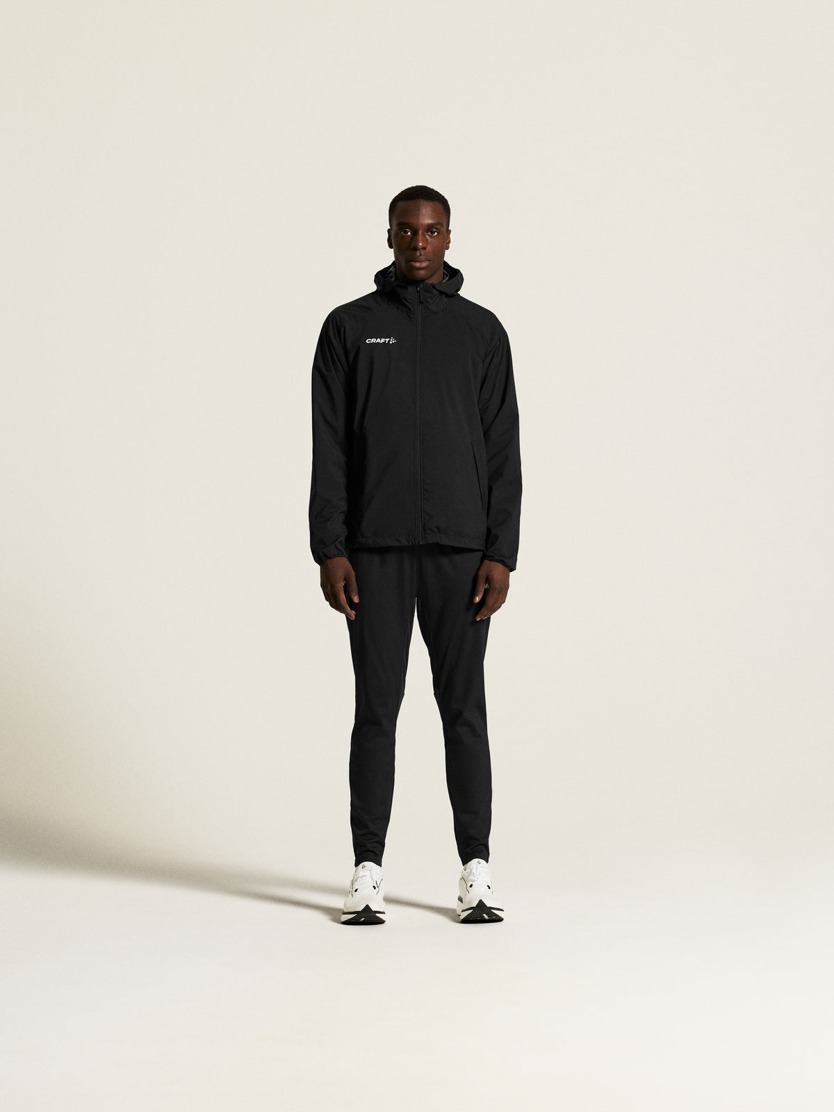 Craft Squad Go Weather Jacket Herren in Schwarz, Detailansicht