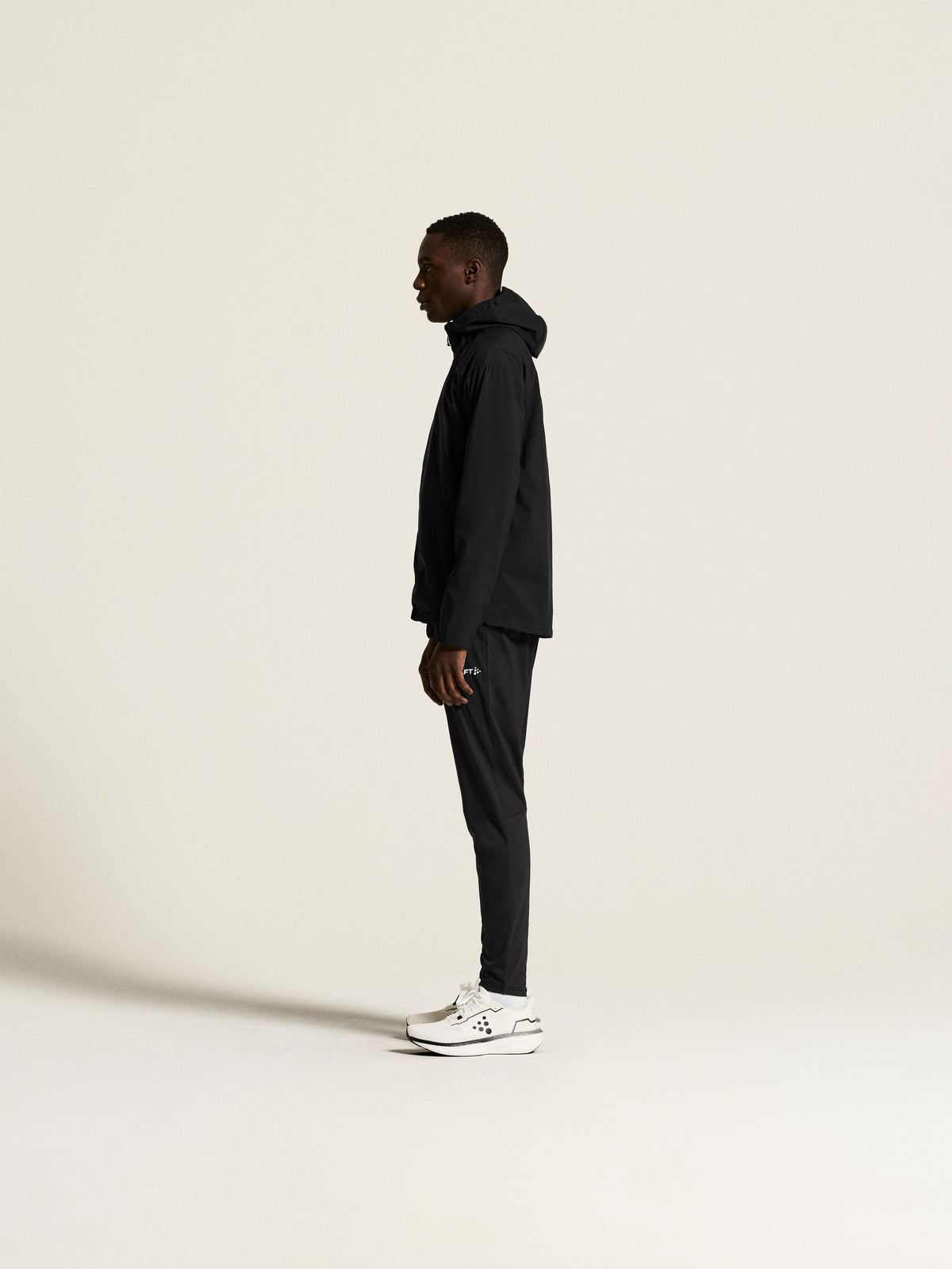 Craft Squad Go Weather Jacket Herren in Schwarz, Detailansicht