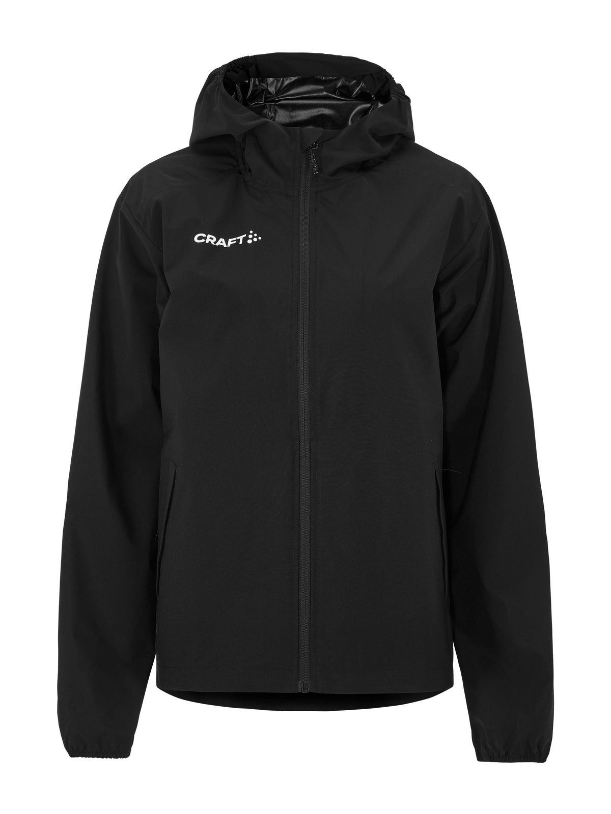 Craft Squad Go Weather Jacket Damen in Schwarz, Vorderansicht