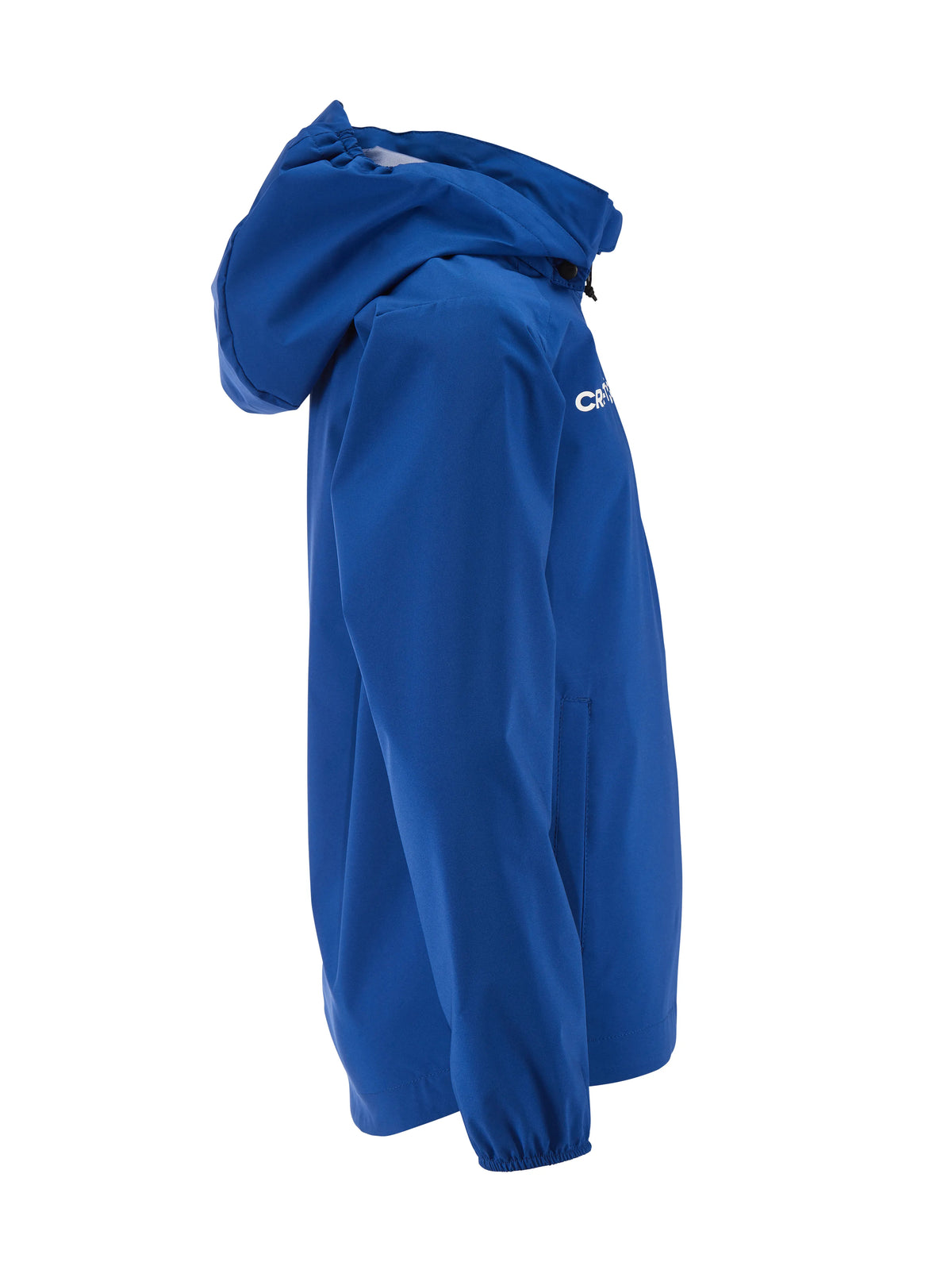 Craft Squad Go Weather Jacket Junior in Kobaltblau, Seitenansicht rechts