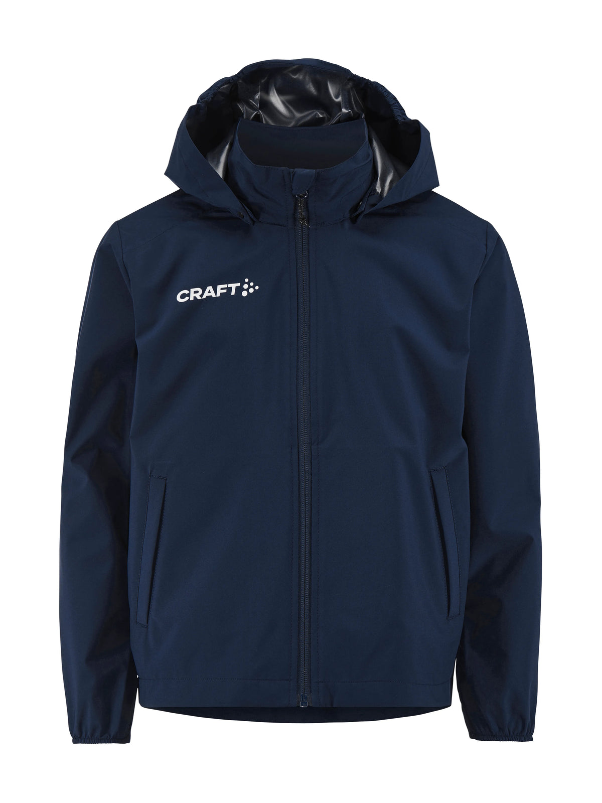 Craft Squad Go Weather Jacket Junior in Navy, Vorderansicht