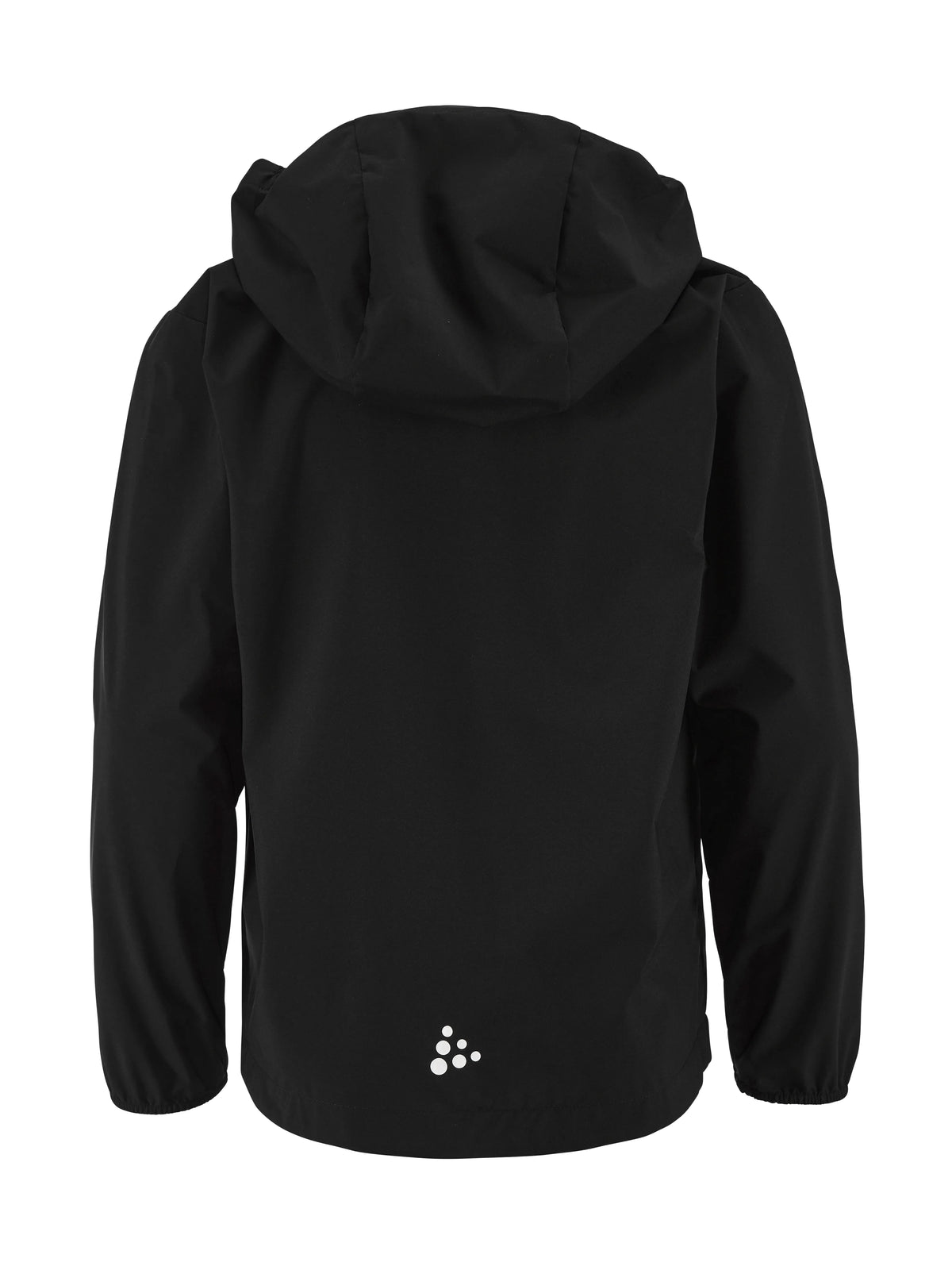 Craft Squad Go Weather Jacket Junior in Schwarz, Rückansicht