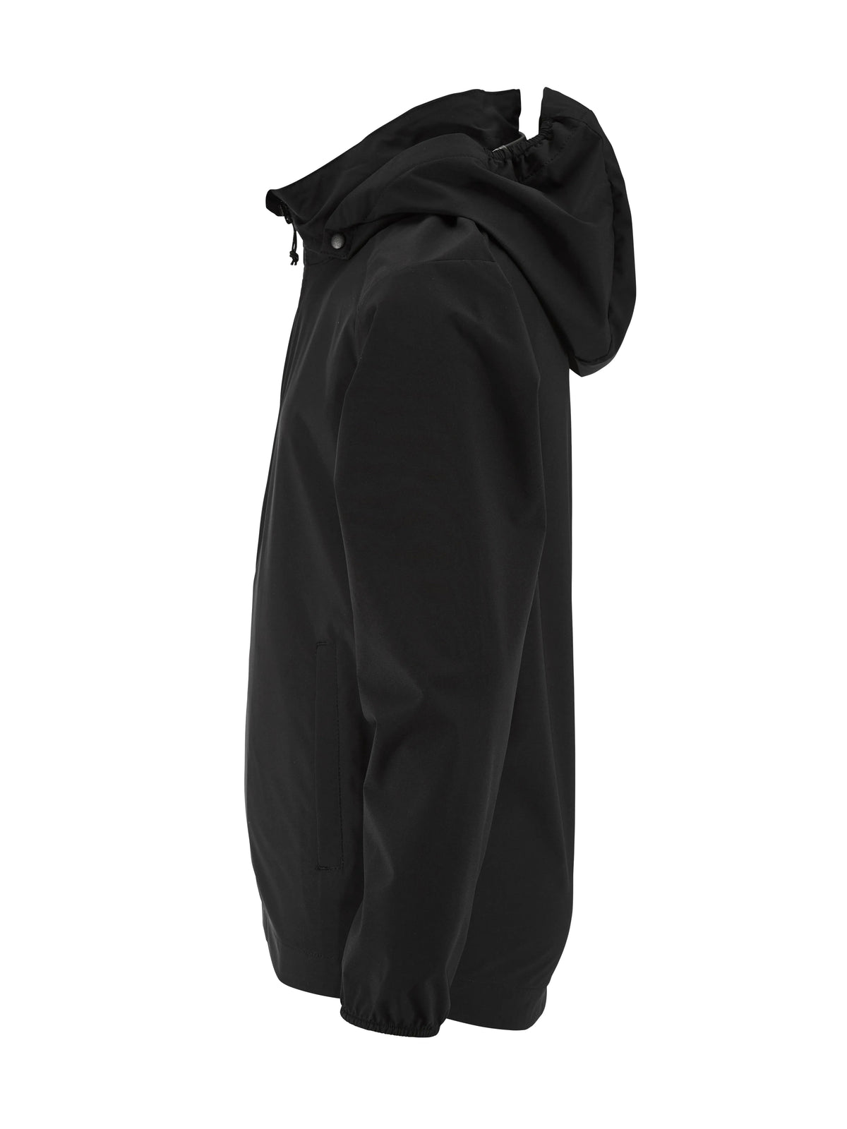 Craft Squad Go Weather Jacket Junior in Schwarz, Seitenansicht links