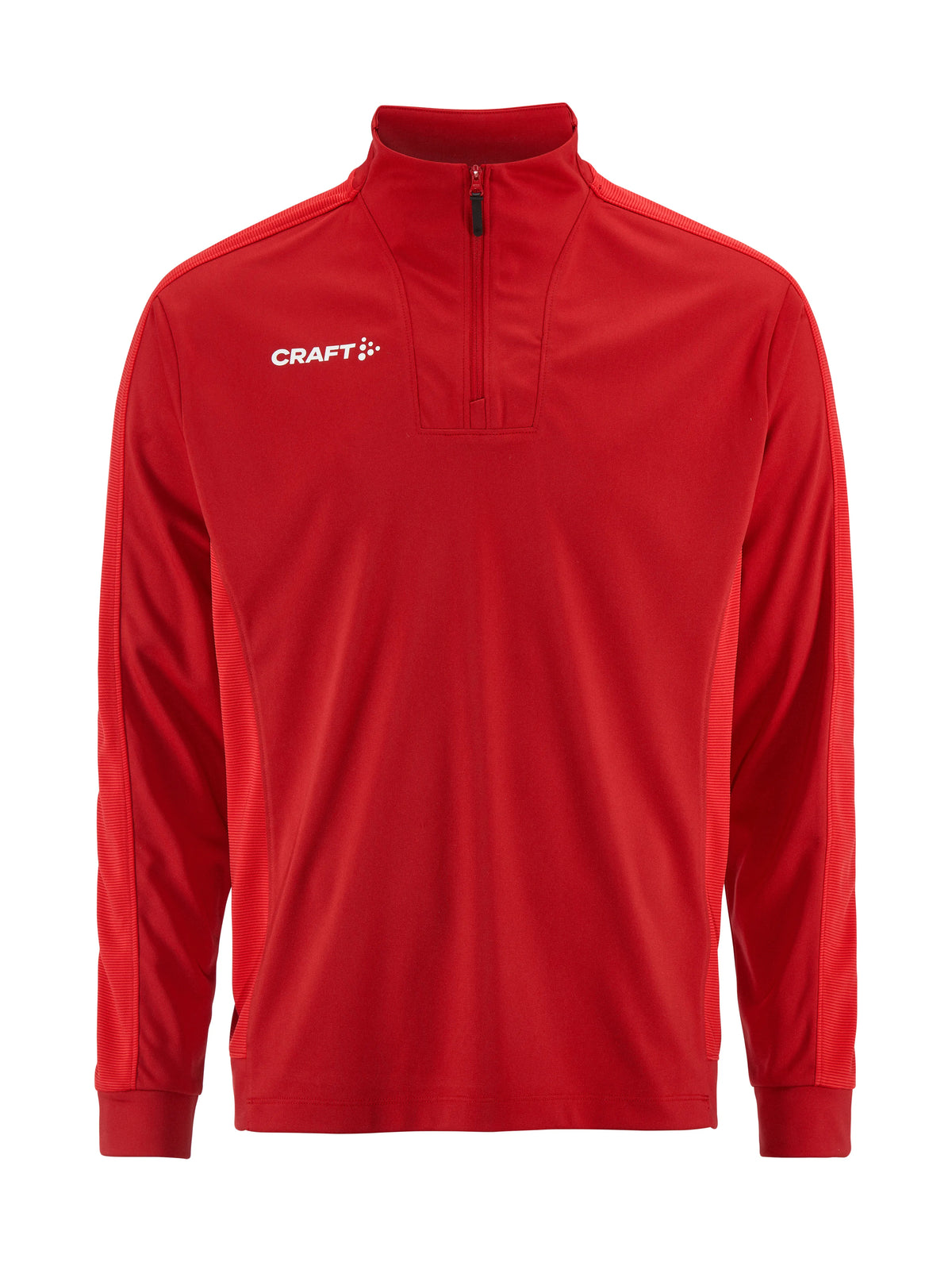 Craft Evolve 2.0 Contrast Half Zip Herren in Dunkelrot/Rot, Vorderansicht