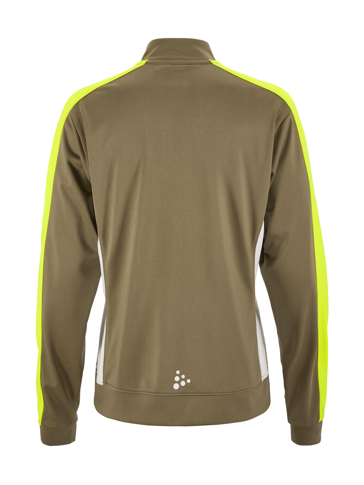 Craft Evolve 2.0 Contrast Half Zip Damen in Beige/Gelb, Rückansicht