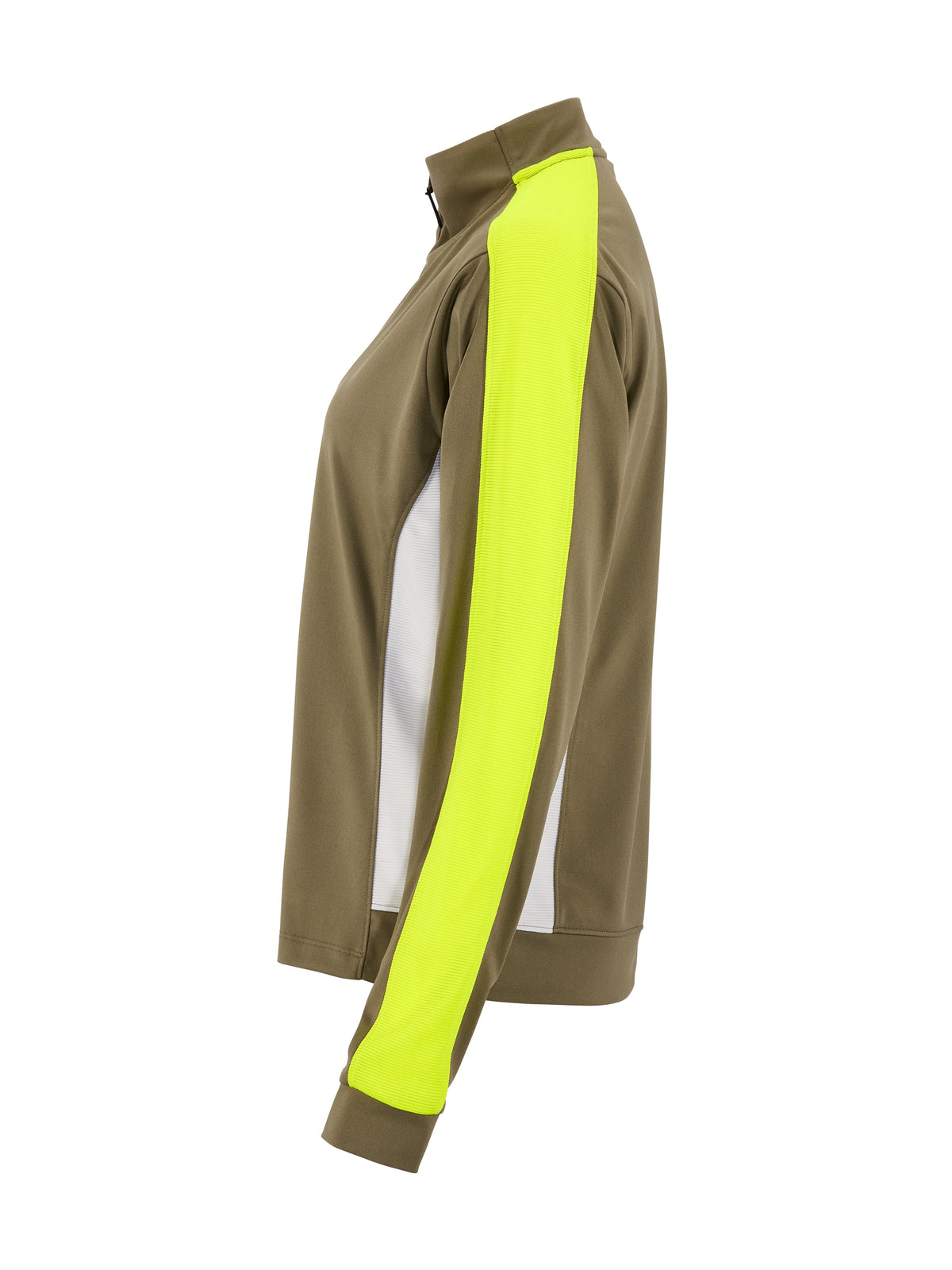 Craft Evolve 2.0 Contrast Half Zip Damen in Beige/Gelb, Seitenansicht links