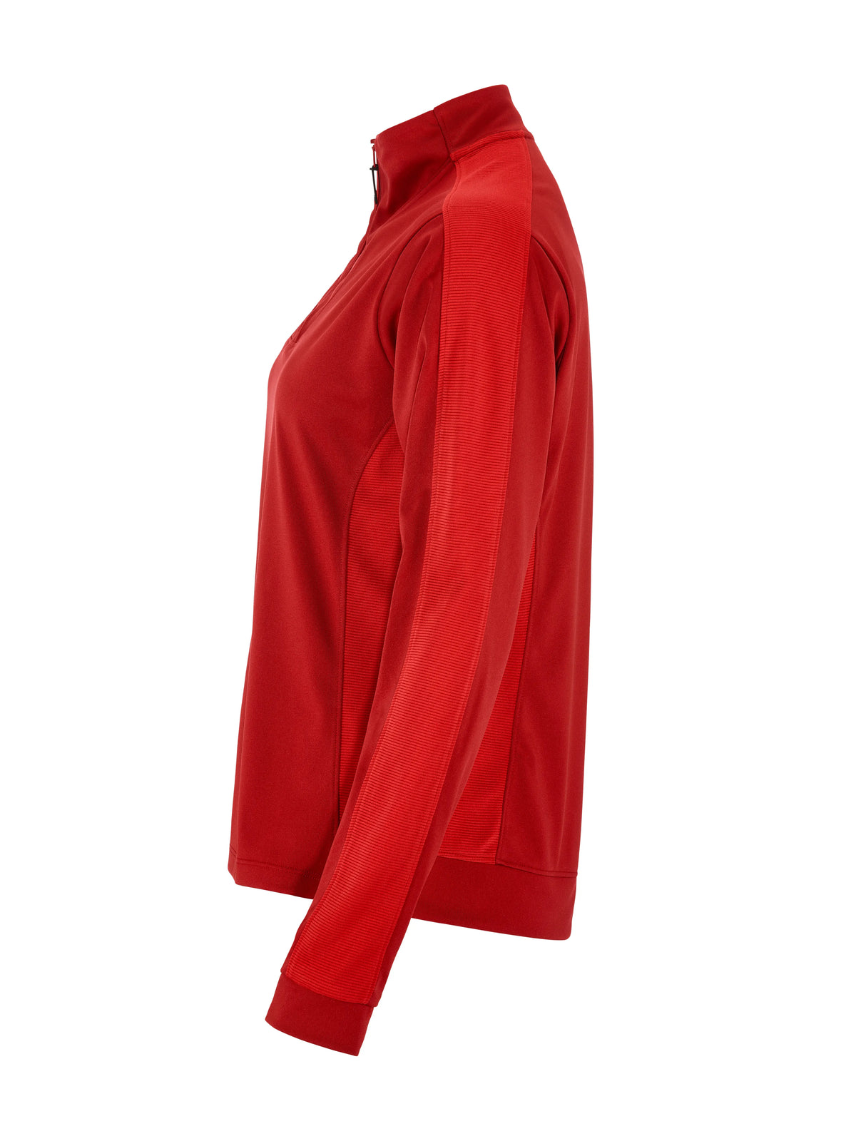 Craft Evolve 2.0 Contrast Half Zip Damen in Dunkelrot/Rot, Seitenansicht links