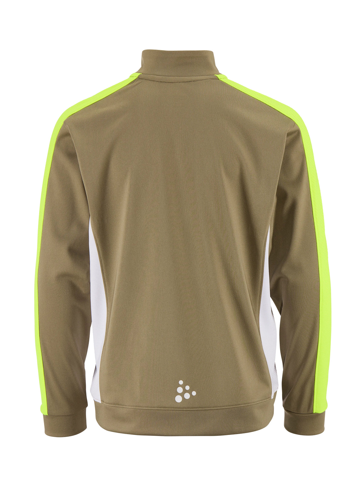 Craft Evolve 2.0 Contrast Half Zip Junior in Beige/Gelb, Rückansicht