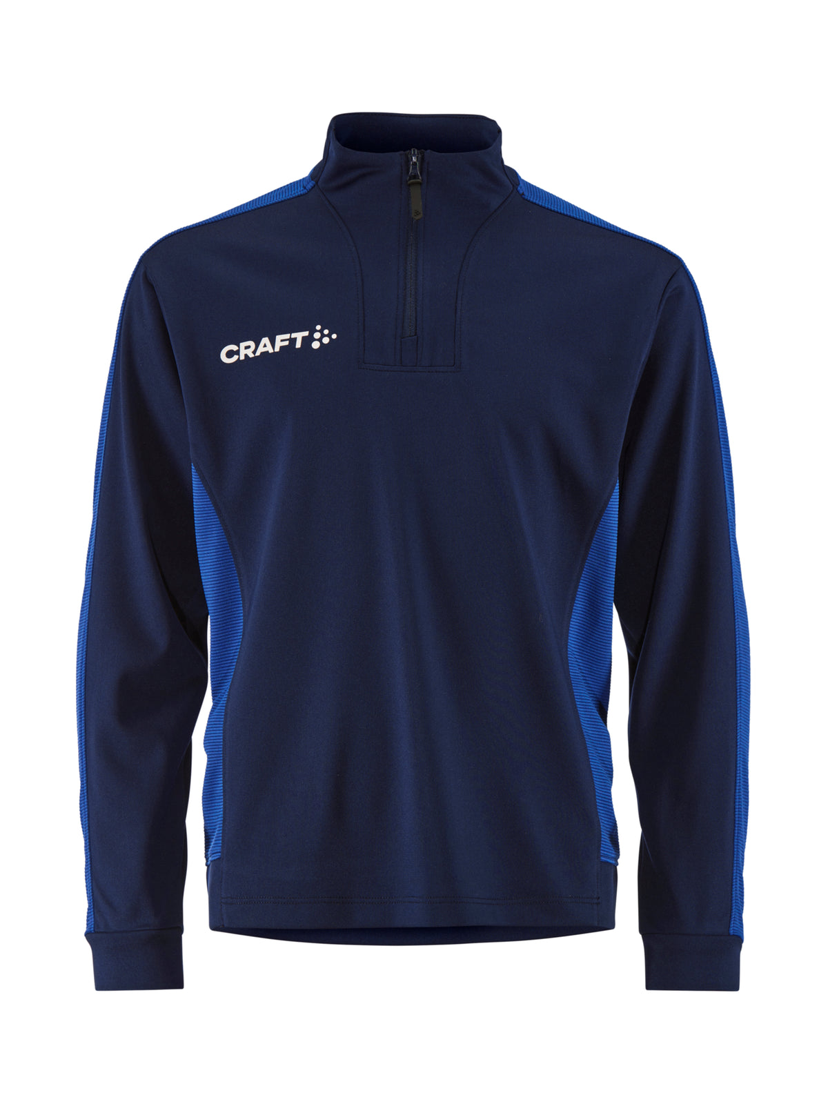 Craft Evolve 2.0 Contrast Half Zip Junior in Navy/Kobaltblau, Vorderansicht