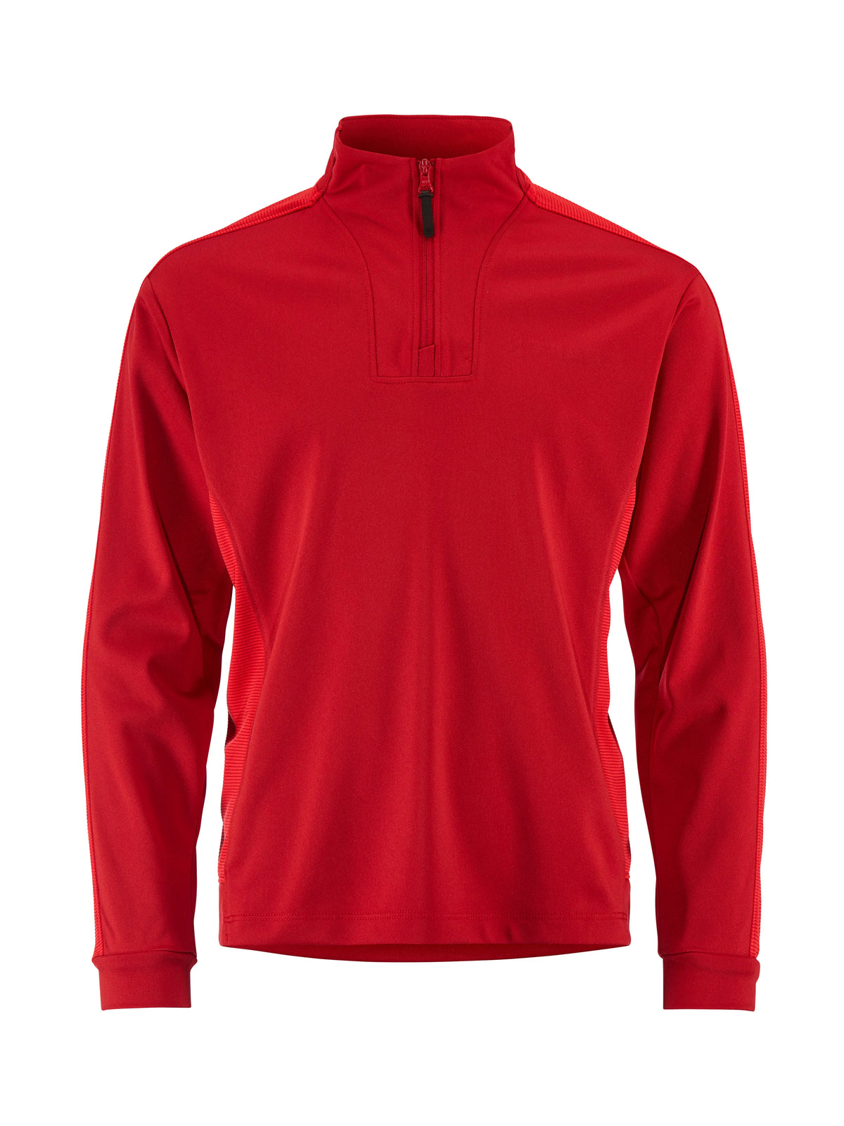 Craft Evolve 2.0 Contrast Half Zip Junior in Dunkelrot/Rot, Vorderansicht