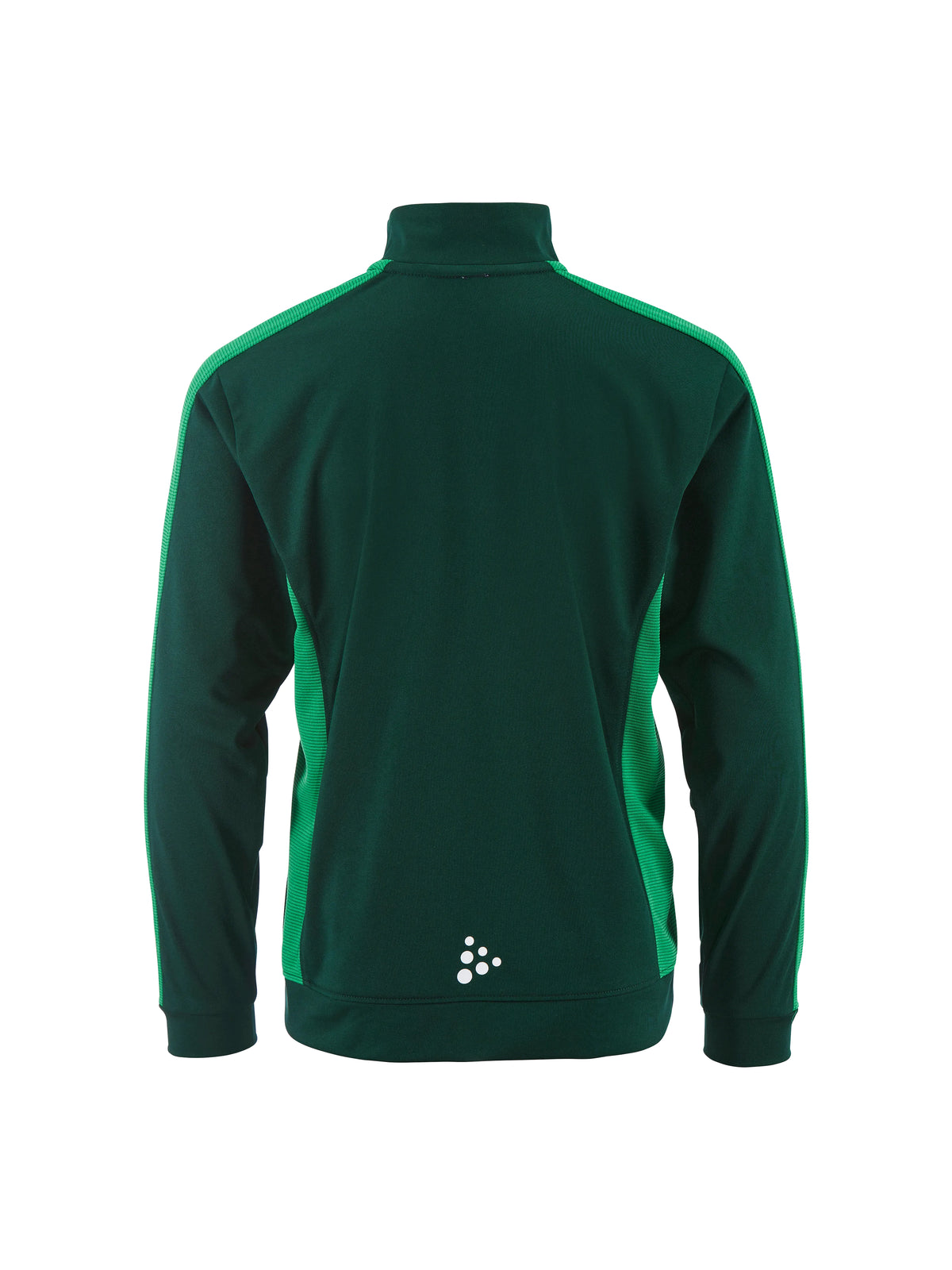 Craft Evolve 2.0 Contrast Half Zip Junior in Dunkelgrün/Grün, Rückansicht