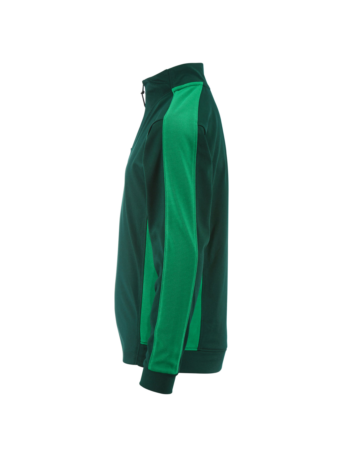 Craft Evolve 2.0 Contrast Half Zip Junior in Dunkelgrün/Grün, Seitenansicht links