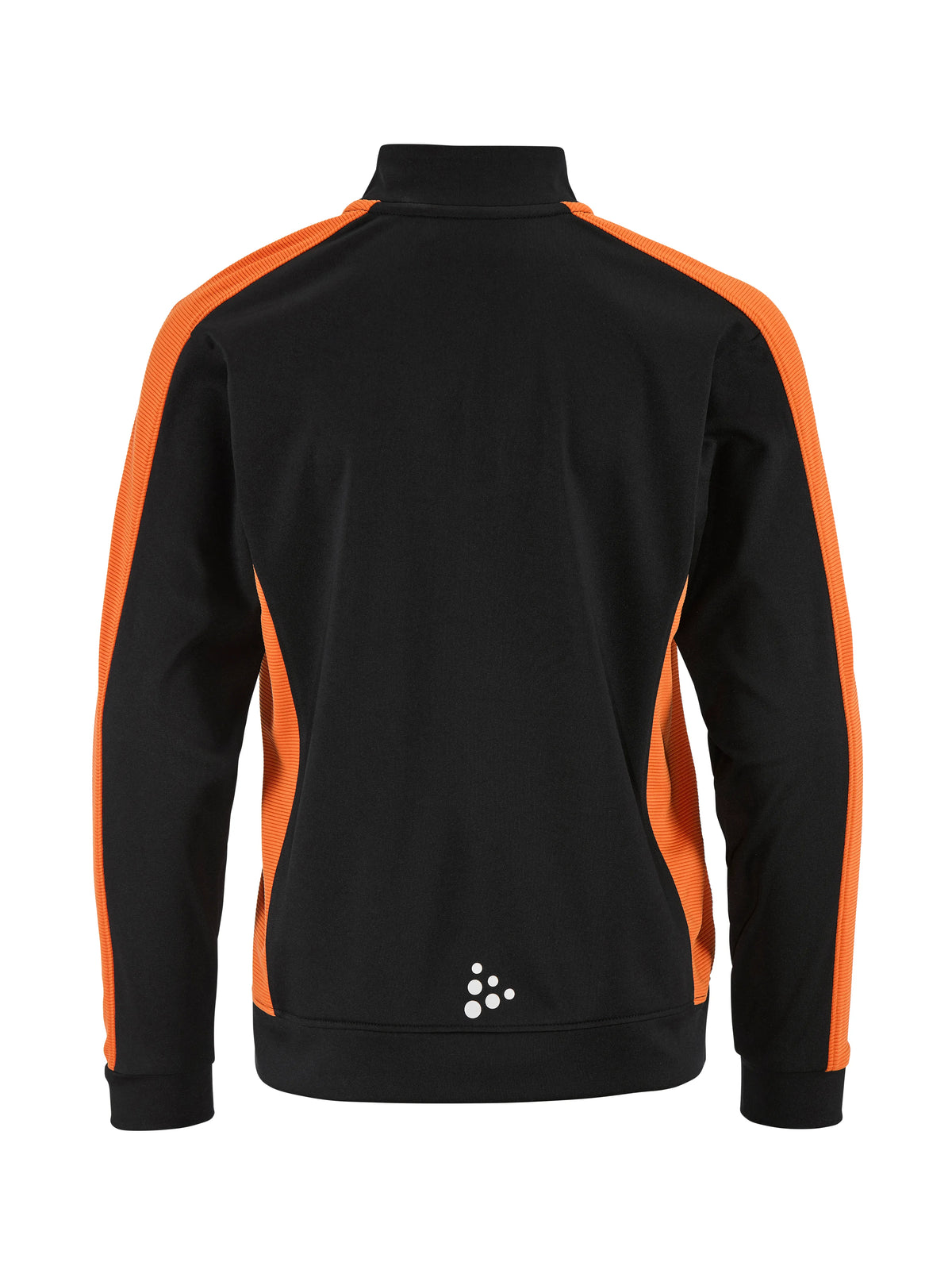 Craft Evolve 2.0 Contrast Half Zip Junior in Schwarz/Orange, Rückansicht