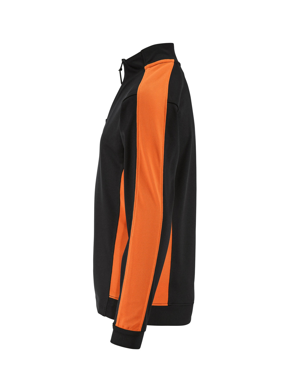 Craft Evolve 2.0 Contrast Half Zip Junior in Schwarz/Orange, Seitenansicht links