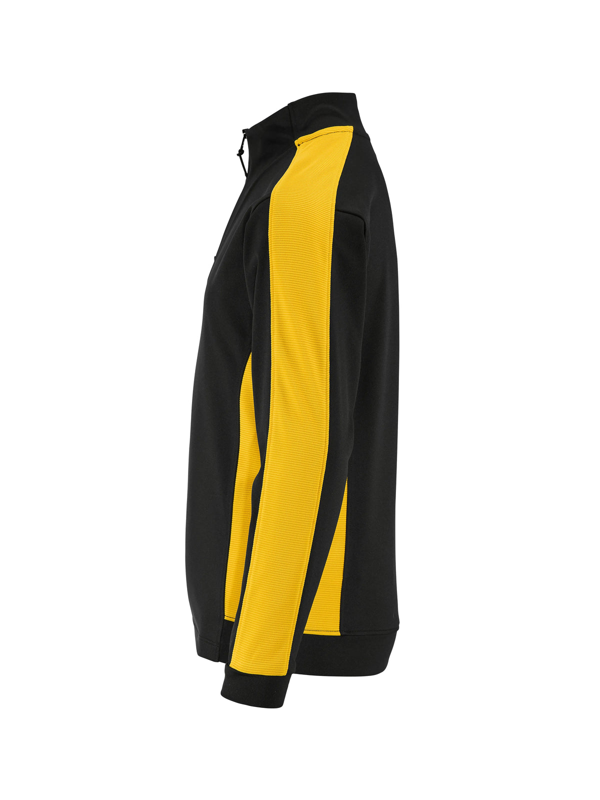 Craft Evolve 2.0 Contrast Half Zip Junior in Schwarz/Gelb, Seitenansicht links