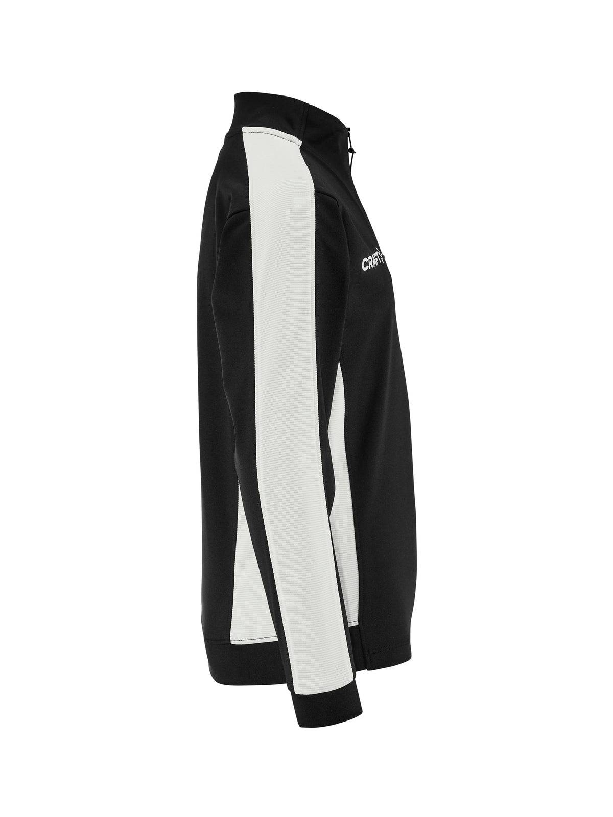 Craft Evolve 2.0 Contrast Half Zip Junior in Schwarz/Weiss, Seitenansicht rechts