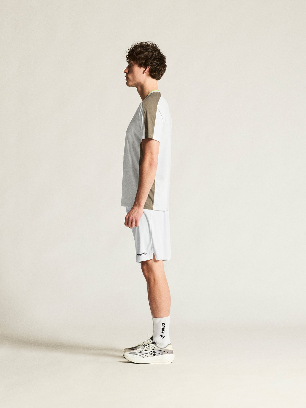 Craft Evolve 2.0 Contrast Jersey Herren in Weiss/Beige, Detailansicht