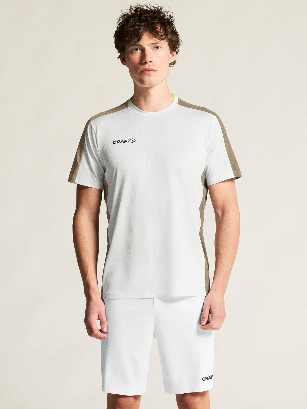 Craft Evolve 2.0 Contrast Jersey Herren in Weiss/Beige, Detailansicht