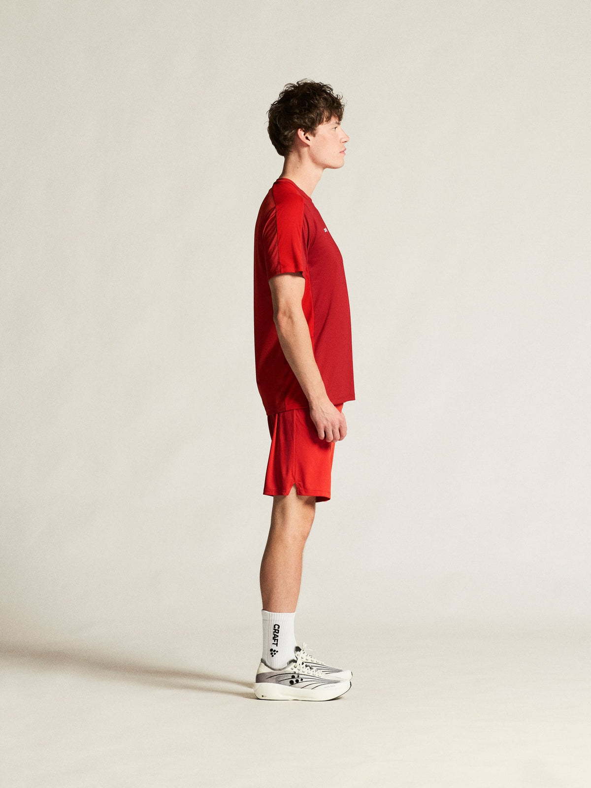 Craft Evolve 2.0 Contrast Jersey Herren in Dunkelrot/Rot, Detailansicht
