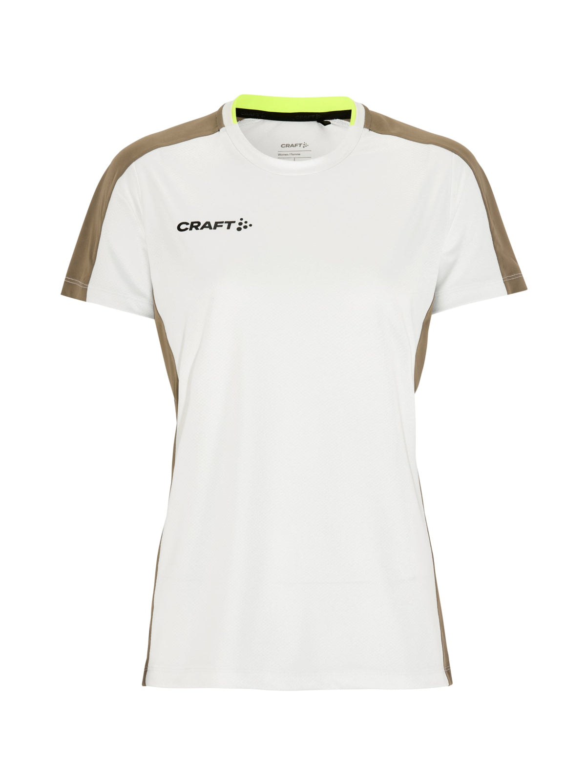 Craft Evolve 2.0 Contrast Jersey Damen in Weiss/Beige, Vorderansicht