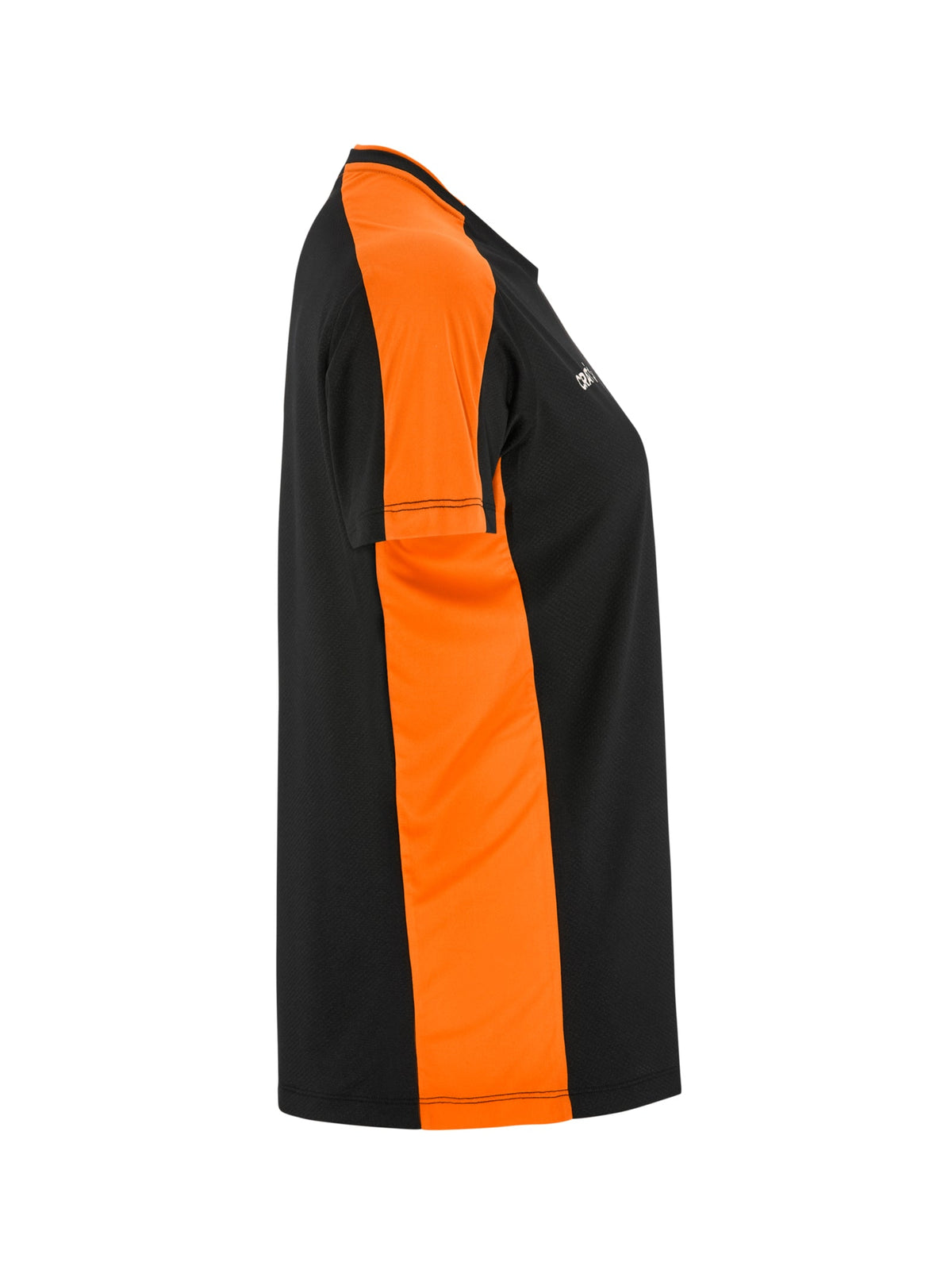 Craft Evolve 2.0 Contrast Jersey Damen in Schwarz/Orange, Seitenansicht rechts