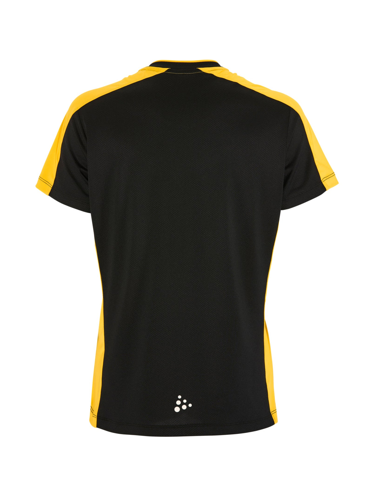 Craft Evolve 2.0 Contrast Jersey Damen in Schwarz/Gelb, Rückansicht