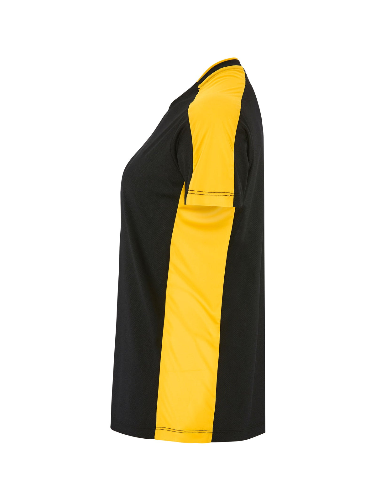 Craft Evolve 2.0 Contrast Jersey Damen in Schwarz/Gelb, Seitenansicht links