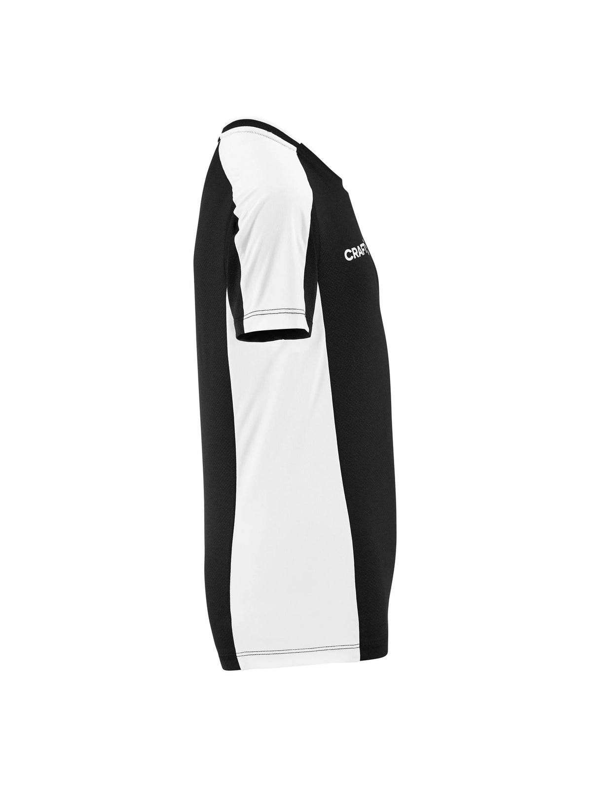 Craft Evolve 2.0 Contrast Jersey Junior in Schwarz/Weiss, Seitenansicht rechts