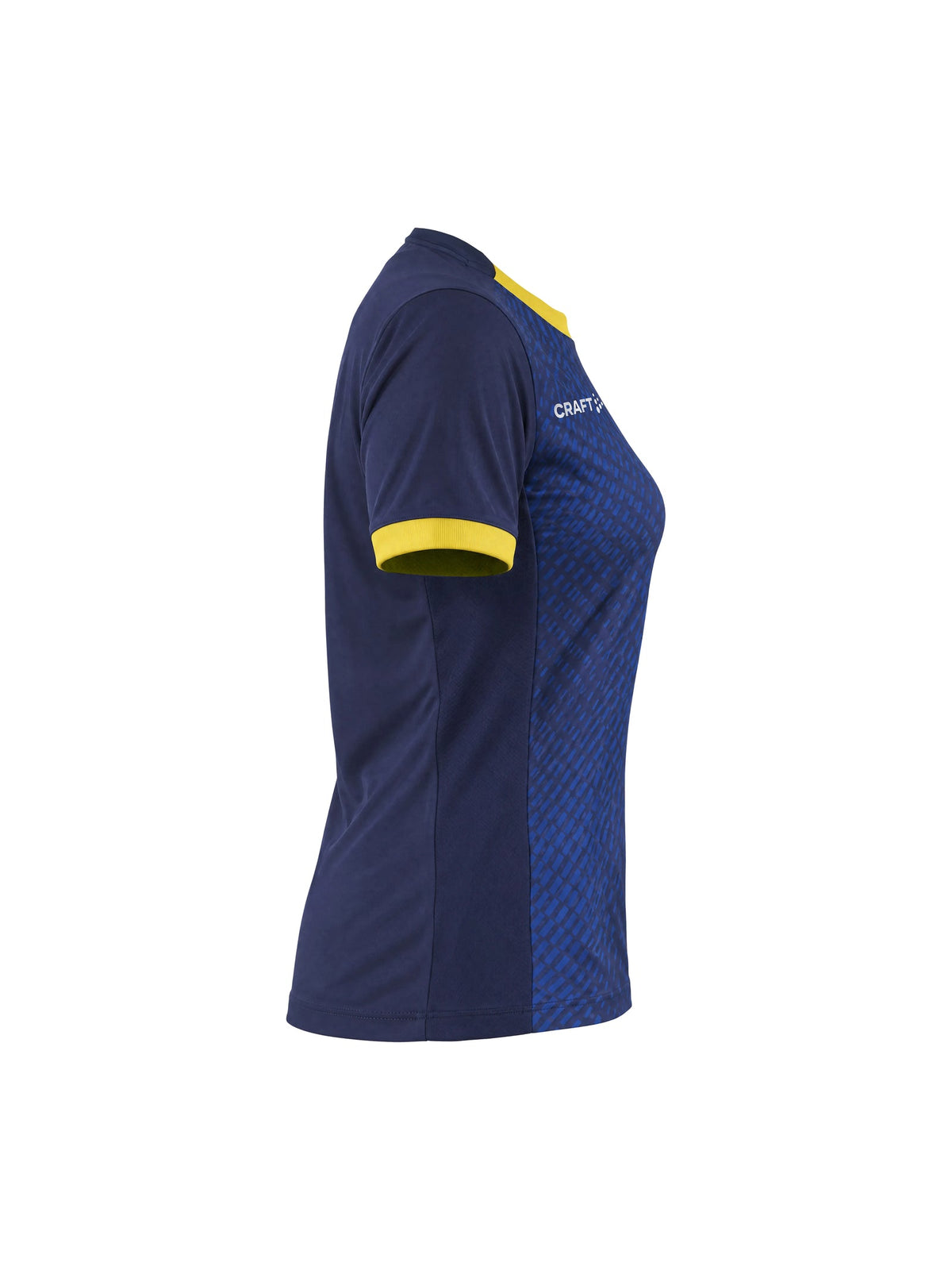 Craft Evolve 2.0 Graphic Jersey Damen in Navy/Gelb, Seitenansicht rechts