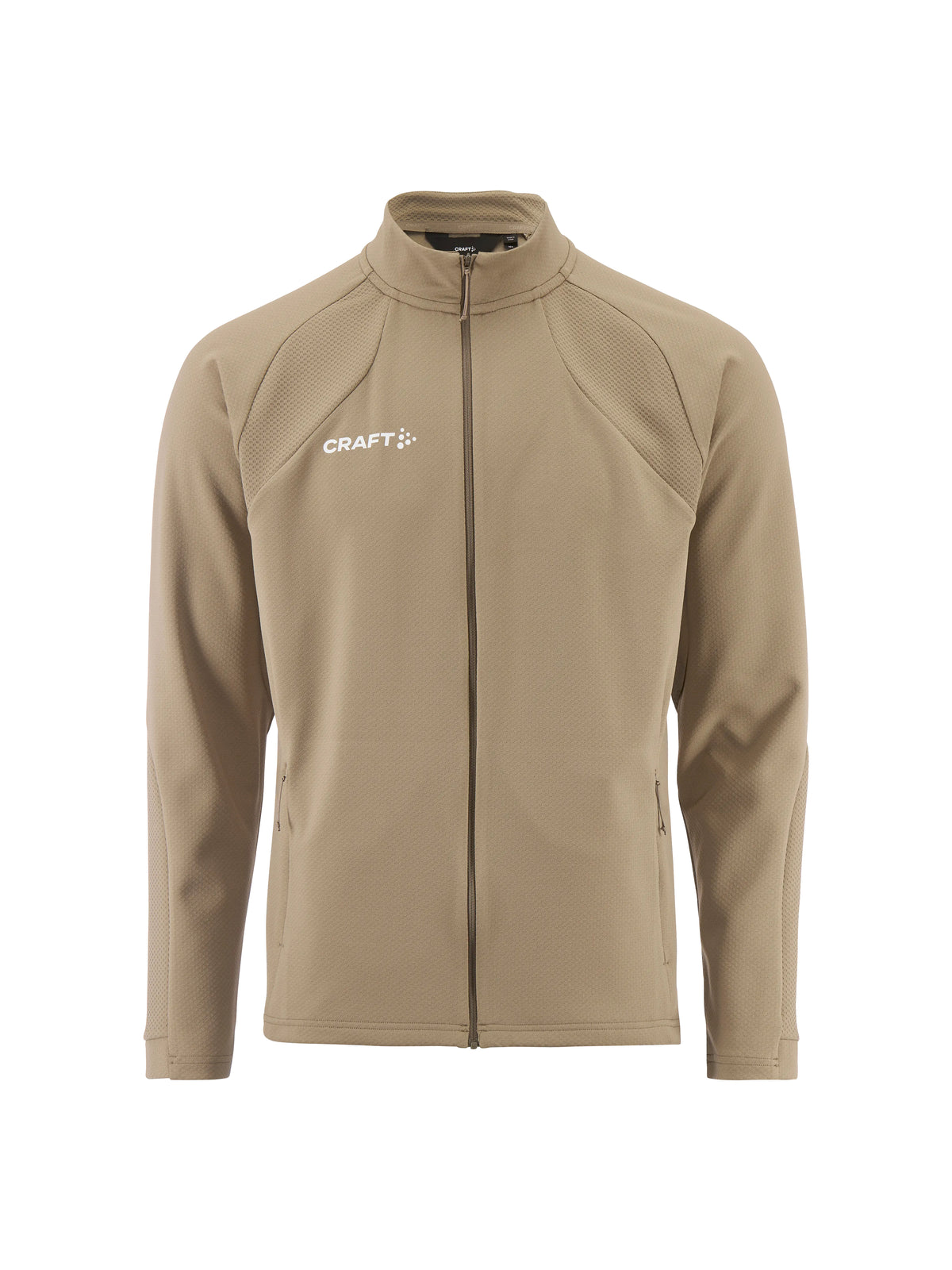 Craft Extend 2.0 Full Zip Jacket Herren in Beige, Vorderansicht