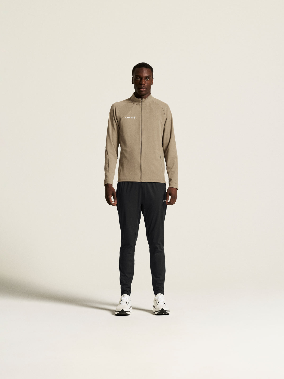 Craft Extend 2.0 Full Zip Jacket Herren in Beige, Detailansicht