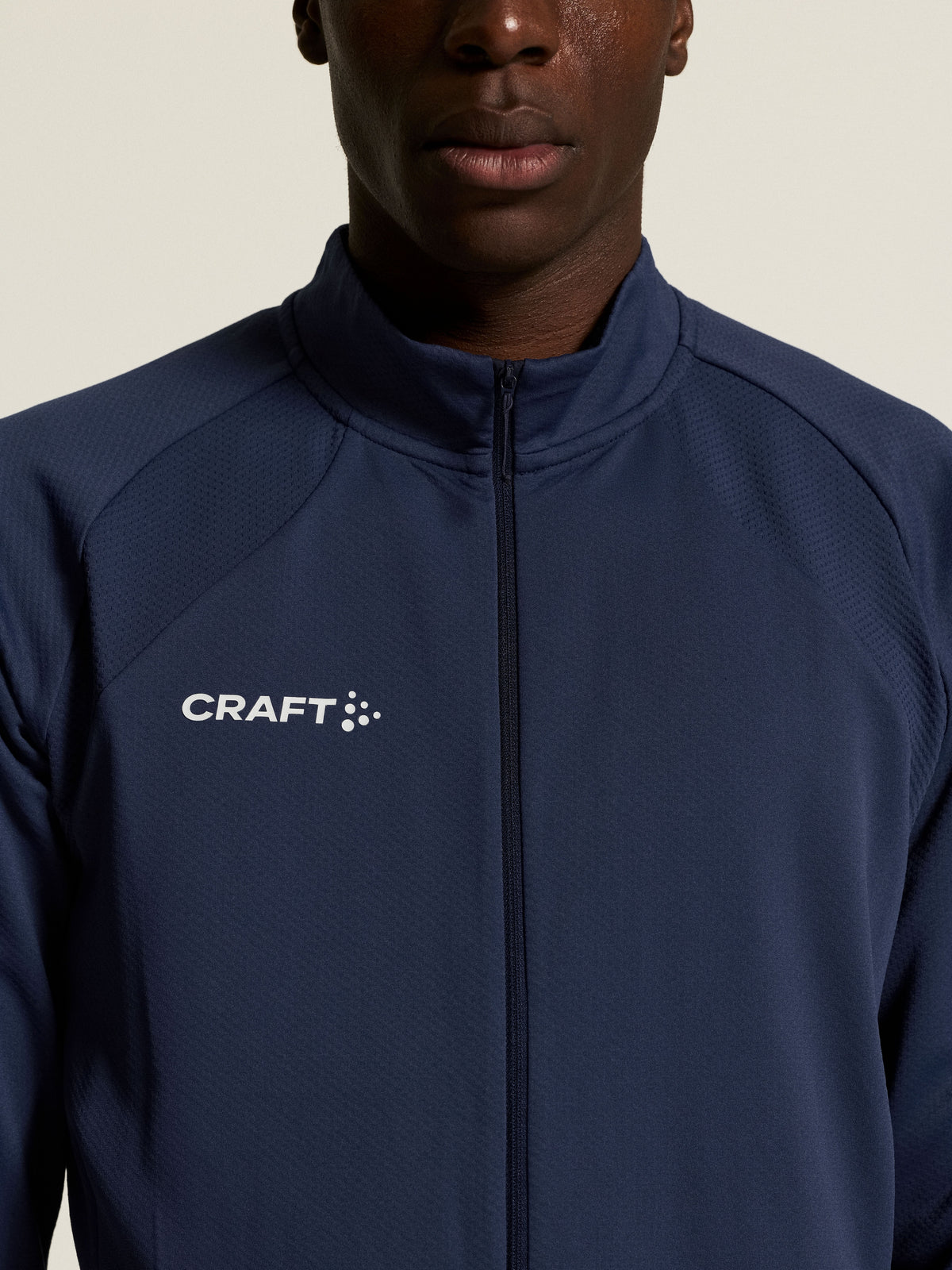 Craft Extend 2.0 Full Zip Jacket Herren in Navy, Detailansicht