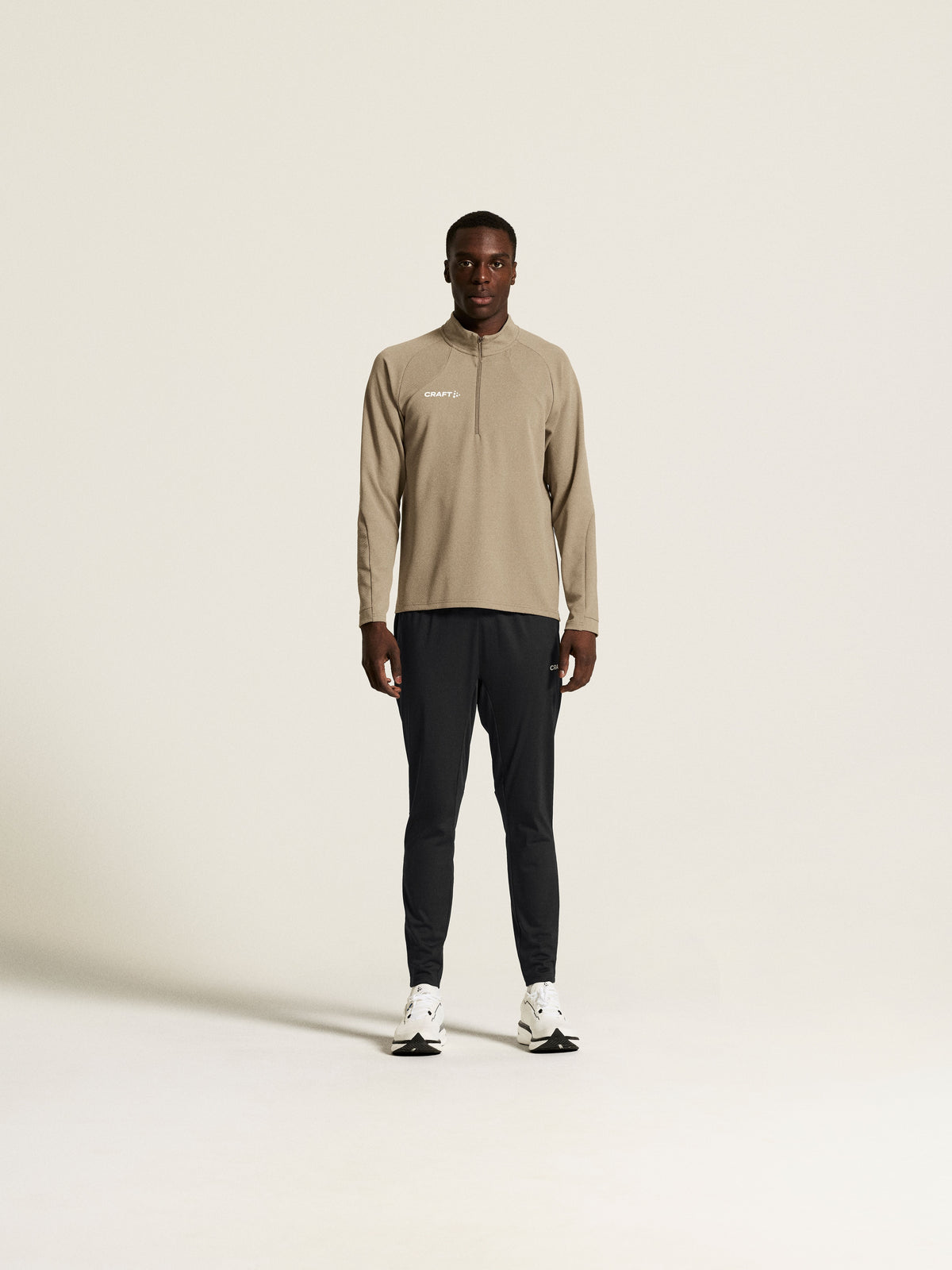 Craft Extend 2.0 Half Zip Herren in Beige, Detailansicht